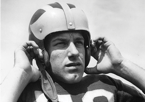 Roger Zatkoff in U-M Football Uniform