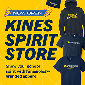 three samples of clothing available at the Spirit Store