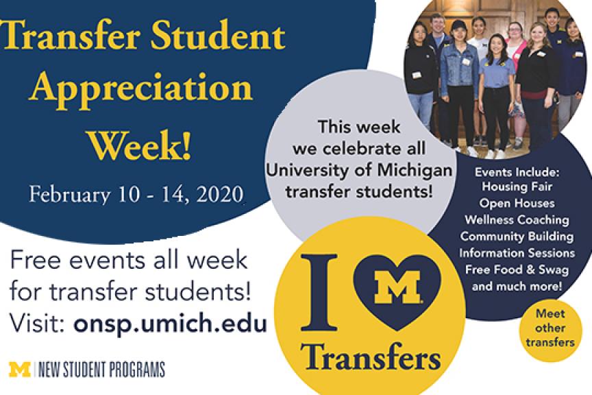 Transfer Student Appreciation Week