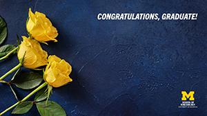 Congratulations Graduate! yellow roses