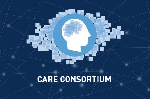 CARE Consortium logo on starry background