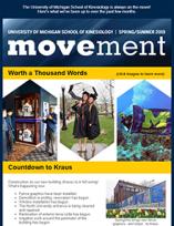 Movement magazine e-newsletter cover, Spring/Summer 2019